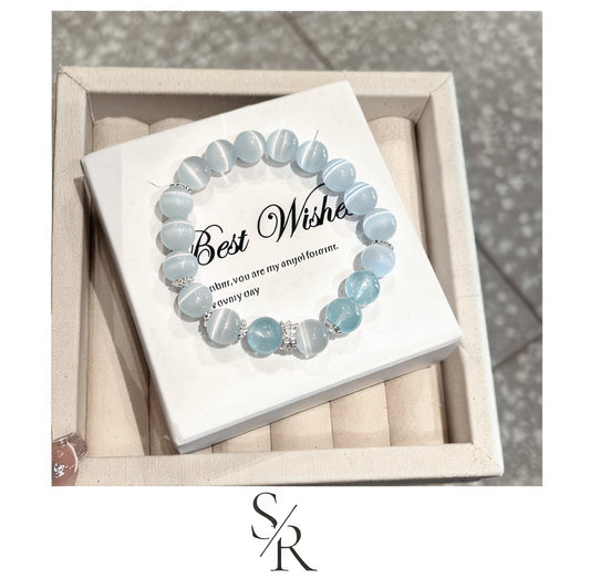 Cymophane Sky Blue Bracelet