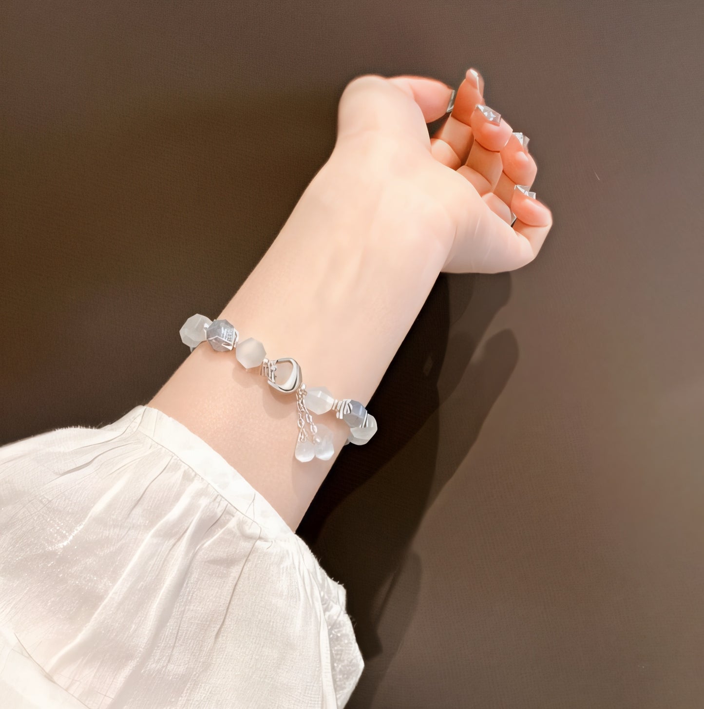 Cymophane Pure White Bracelet